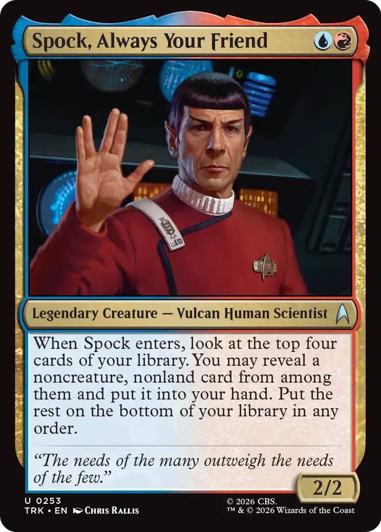 Spock, Always Your Friend [Star Trek] | Gamers Paradise