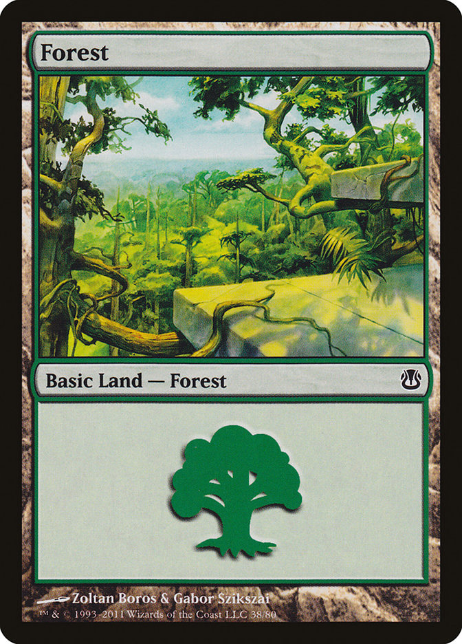 Forest (38) [Duel Decks: Ajani vs. Nicol Bolas] | Gamers Paradise