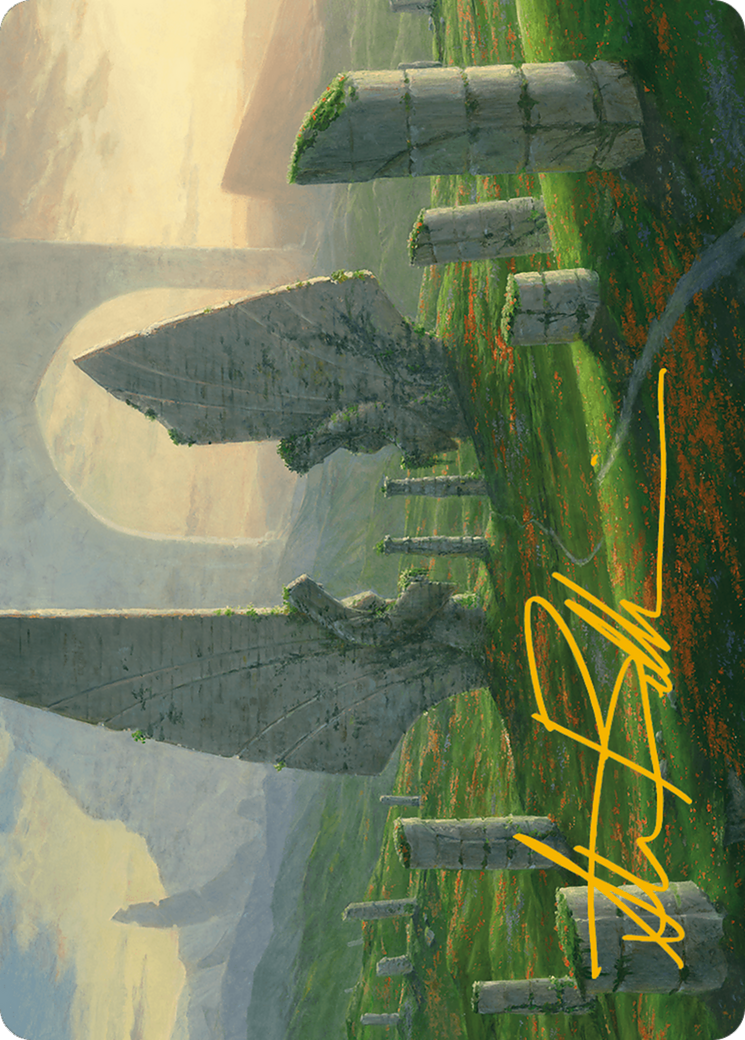 Monumental Henge Art Card (Gold-Stamped Signature) [Modern Horizons 3 Art Series] | Gamers Paradise