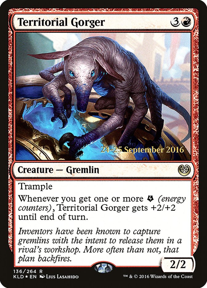 Territorial Gorger [Kaladesh Prerelease Promos] | Gamers Paradise