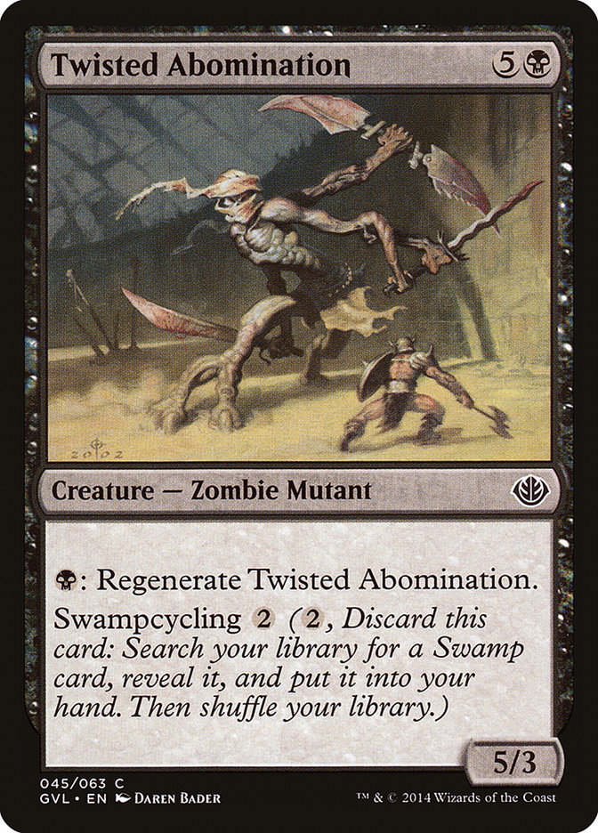 Twisted Abomination (Garruk vs. Liliana) [Duel Decks Anthology] | Gamers Paradise
