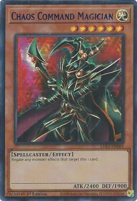 Chaos Command Magician (Blue) [LDS3-EN083] Ultra Rare | Gamers Paradise