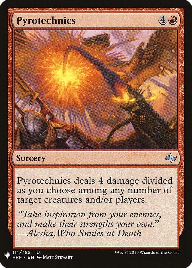 Pyrotechnics [Mystery Booster] | Gamers Paradise