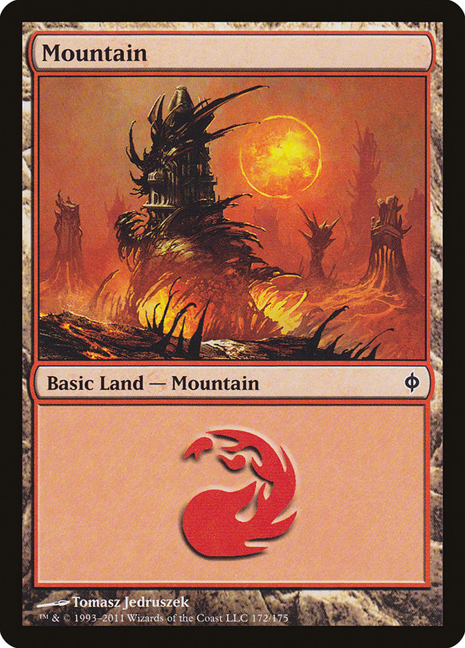 Mountain (172) [New Phyrexia] | Gamers Paradise