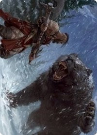 Blizzard Brawl Art Card [Kaldheim Art Series] | Gamers Paradise