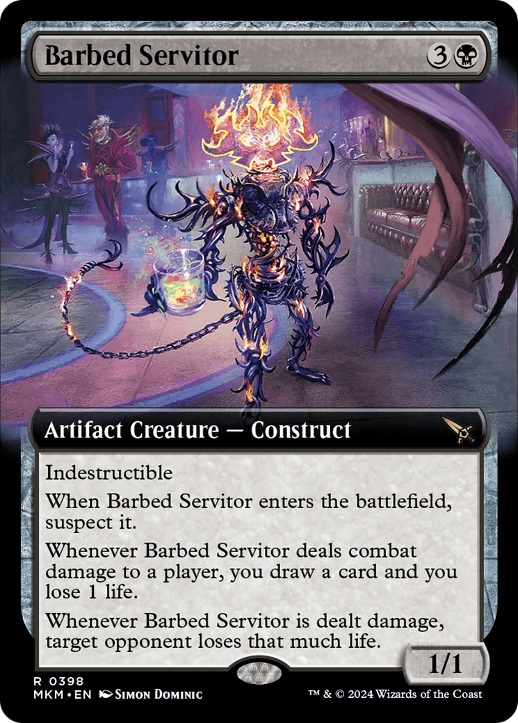 Barbed Servitor (Extended Art) [Murders at Karlov Manor] | Gamers Paradise