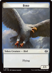 Inkling // Bird Double-Sided Token [Tarkir: Dragonstorm Commander Tokens] | Gamers Paradise