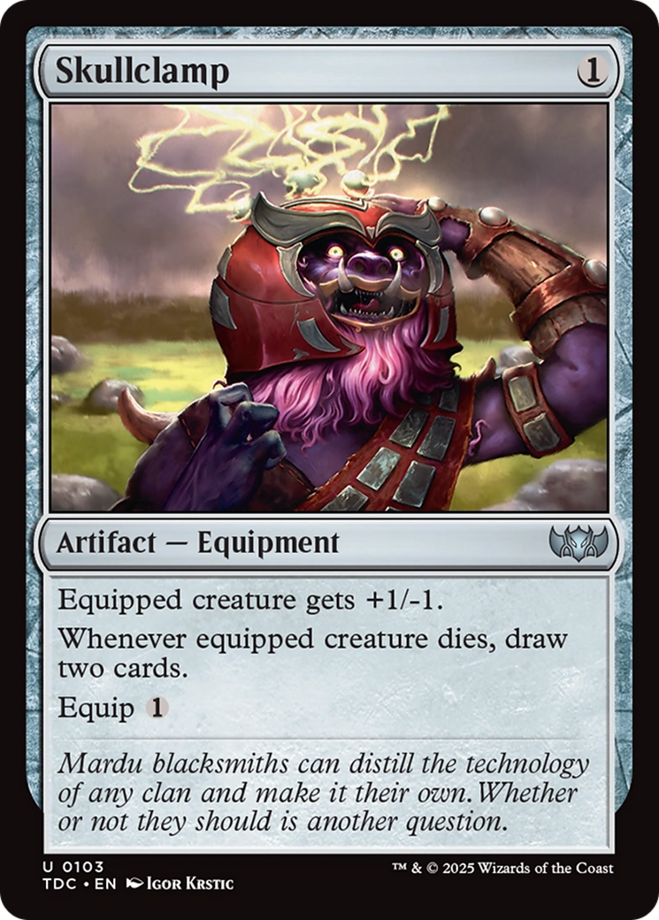 Skullclamp [Tarkir: Dragonstorm Commander] | Gamers Paradise