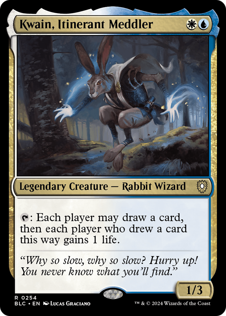 Kwain, Itinerant Meddler [Bloomburrow Commander] | Gamers Paradise