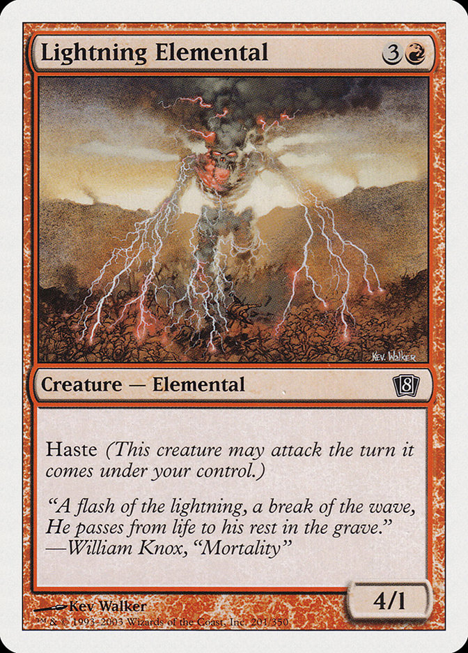 Lightning Elemental [Eighth Edition] | Gamers Paradise