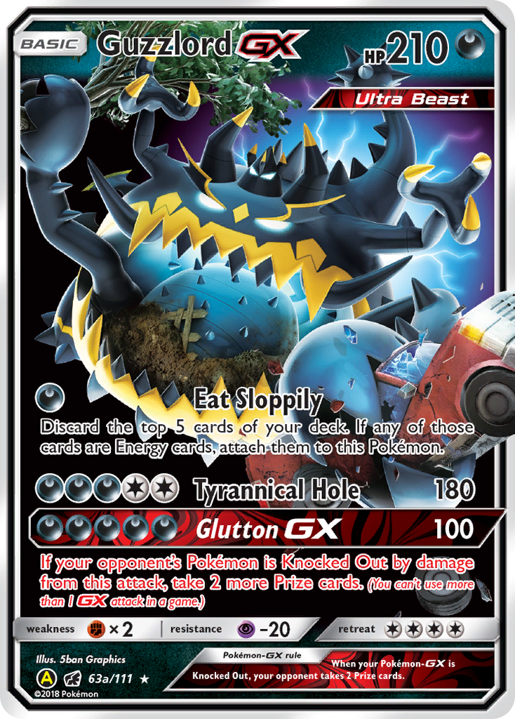 Guzzlord GX (63a/111) [Alternate Art Promos] | Gamers Paradise