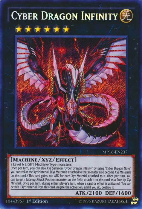 Cyber Dragon Infinity [MP16-EN237] Secret Rare | Gamers Paradise