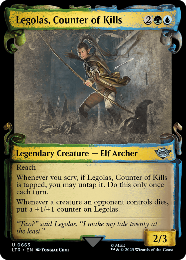 Legolas, Counter of Kills [The Lord of the Rings: Tales of Middle-Earth Showcase Scrolls] | Gamers Paradise