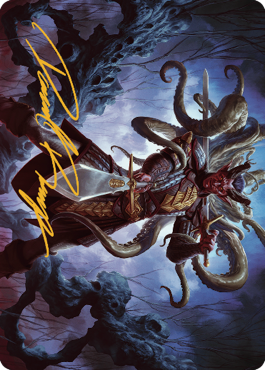 Zevlor, Elturel Exile Art Card (42) (Gold-Stamped Signature) [Commander Legends: Battle for Baldur's Gate Art Series] | Gamers Paradise