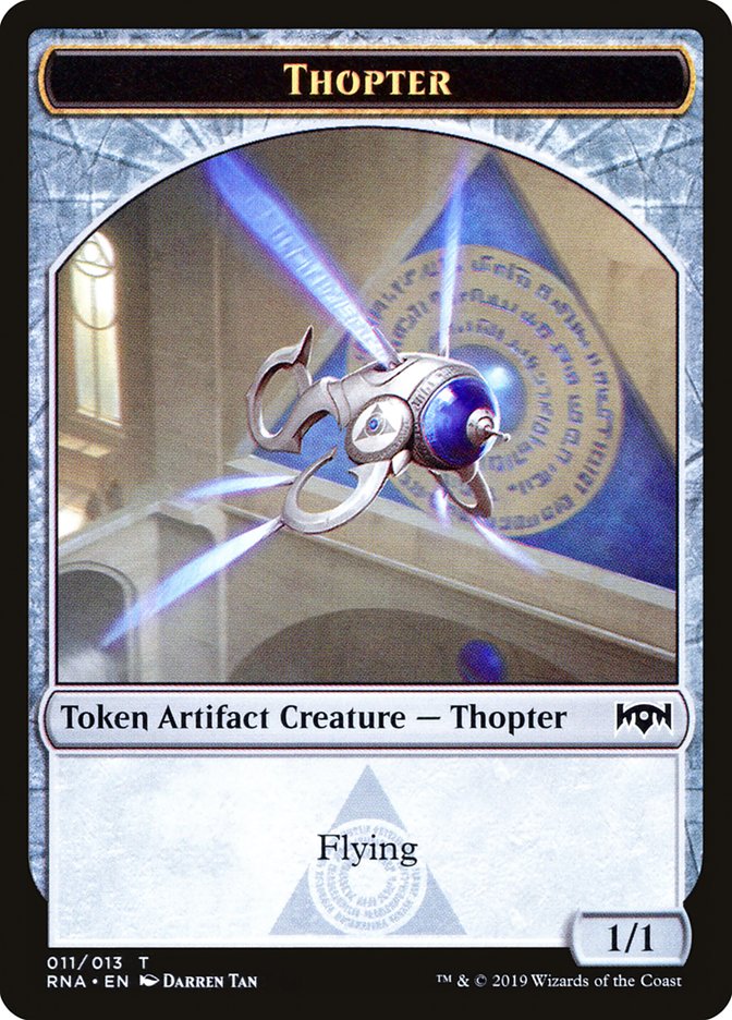 Thopter Token [Ravnica Allegiance Tokens] | Gamers Paradise