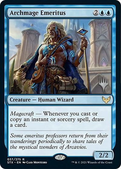 Archmage Emeritus (Promo Pack) [Strixhaven: School of Mages Promos] | Gamers Paradise