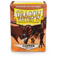 Dragon Shield: Standard 100ct Sleeves - Copper (Matte) | Gamers Paradise