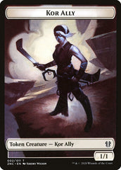 Bird // Kor Ally Double-Sided Token [Zendikar Rising Commander Tokens] | Gamers Paradise