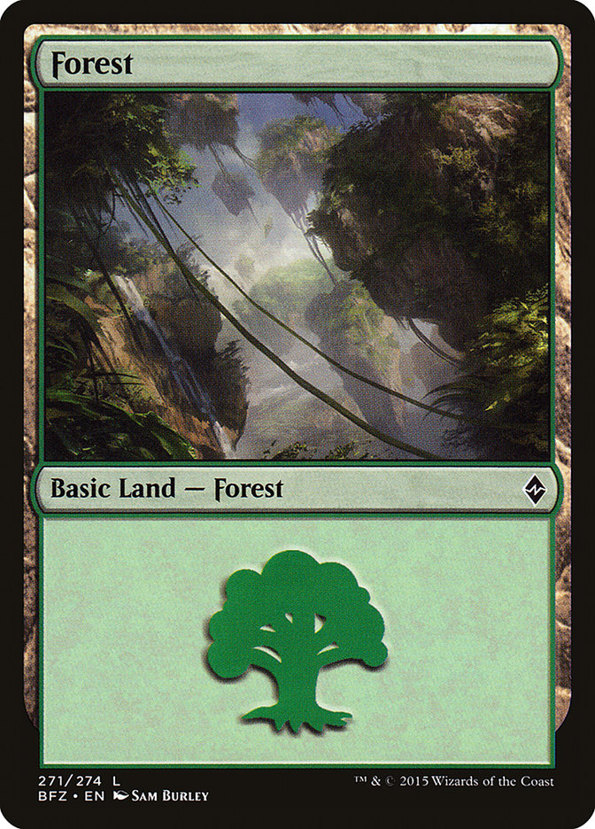 Forest (271) [Battle for Zendikar] | Gamers Paradise