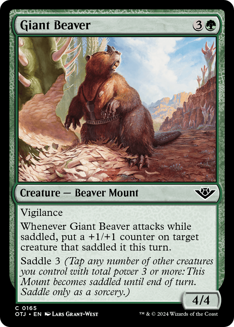 Giant Beaver [Outlaws of Thunder Junction] | Gamers Paradise