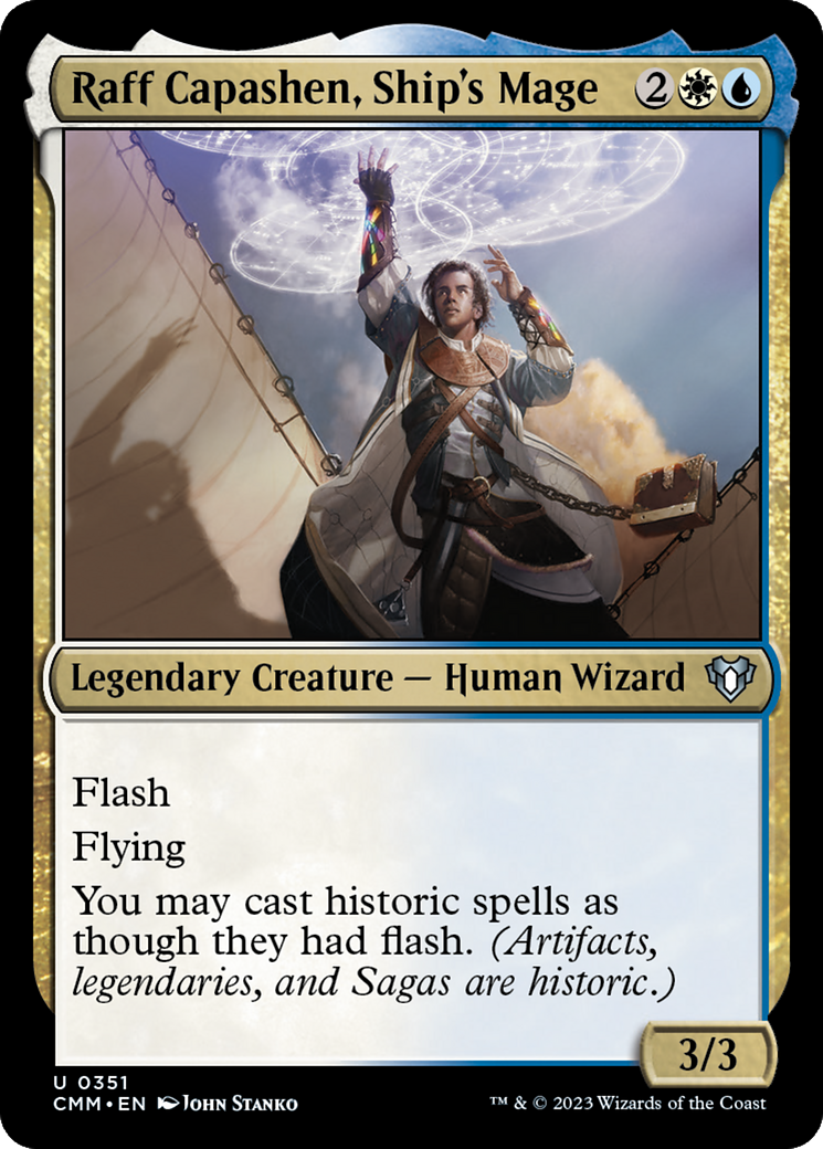 Raff Capashen, Ship's Mage [Commander Masters] | Gamers Paradise