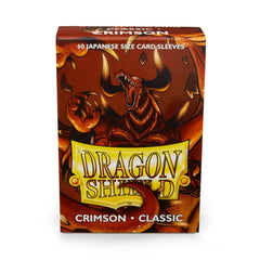 Dragon Shield: Japanese Size 60ct Sleeves - Crimson (Classic) | Gamers Paradise