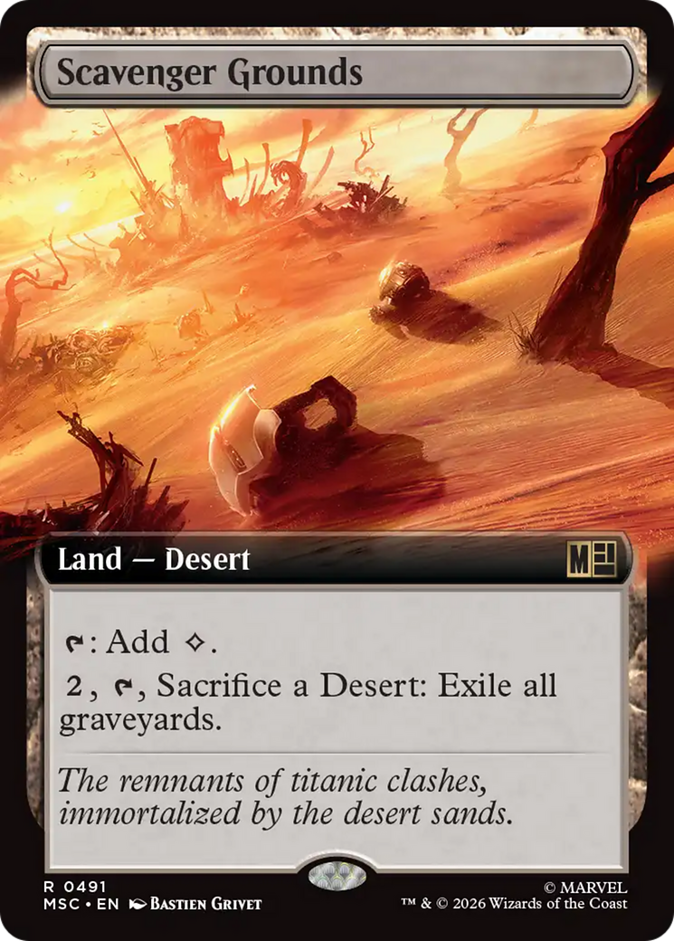 Scavenger Grounds (Extended Art) [Marvel Super Heroes Commander] | Gamers Paradise