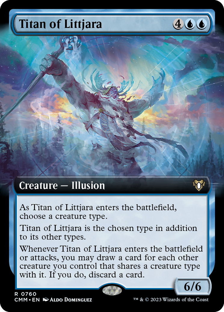 Titan of Littjara (Extended Art) [Commander Masters] | Gamers Paradise