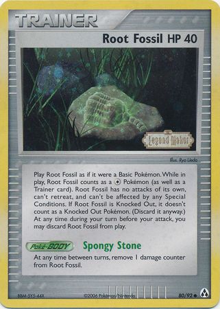 Root Fossil (80/92) (Stamped) [EX: Legend Maker] | Gamers Paradise
