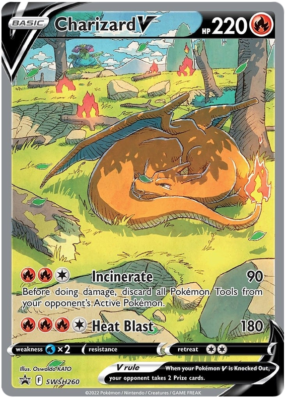 Charizard V (SWSH260) [Sword & Shield: Black Star Promos] | Gamers Paradise