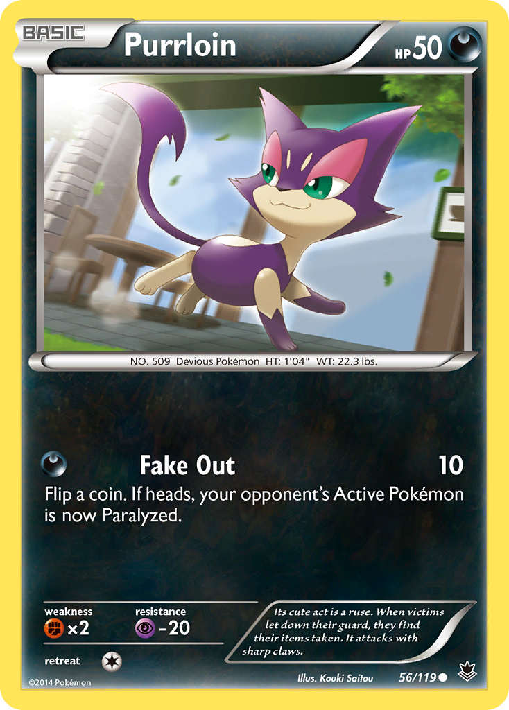 Purrloin (56/119) [XY: Phantom Forces] | Gamers Paradise