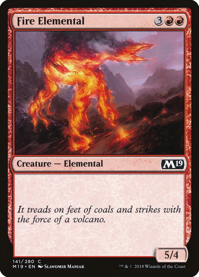 Fire Elemental [Core Set 2019] | Gamers Paradise