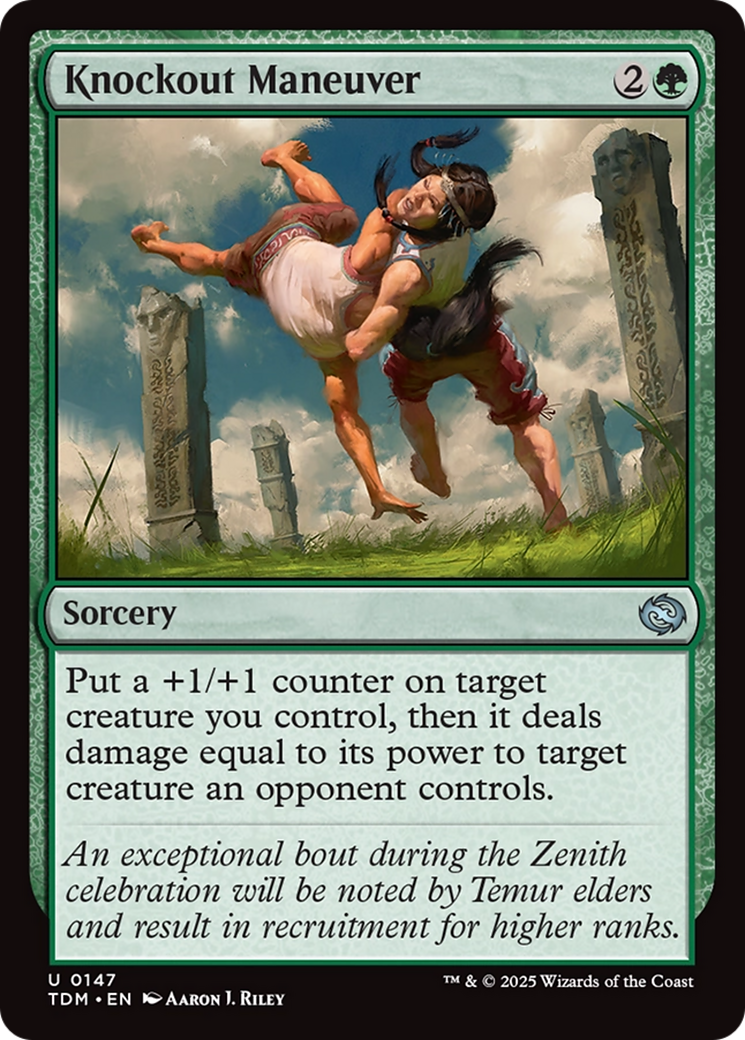 Knockout Maneuver [Tarkir: Dragonstorm] | Gamers Paradise