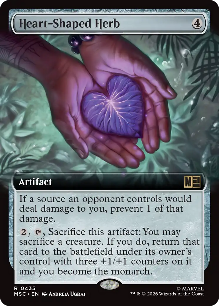 Heart-Shaped Herb (Extended Art) [Marvel Super Heroes Commander] | Gamers Paradise