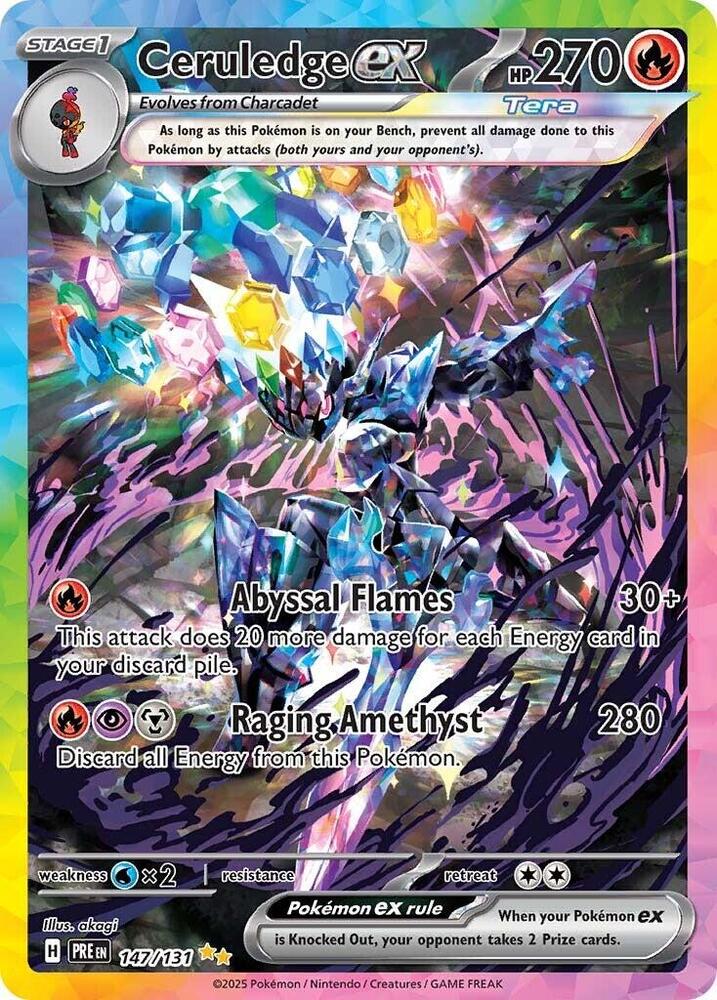 Ceruledge ex (147/131) [Scarlet & Violet: Prismatic Evolutions] | Gamers Paradise