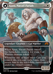 Ajani, Nacatl Pariah // Ajani, Nacatl Avenger (Borderless) [Modern Horizons 3] | Gamers Paradise