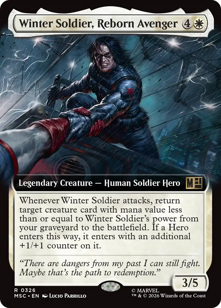 Winter Soldier, Reborn Avenger (Extended Art) [Marvel Super Heroes Commander] | Gamers Paradise