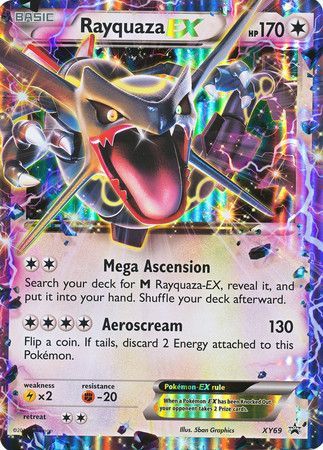 Rayquaza EX (XY69) (Jumbo Card) [XY: Black Star Promos] | Gamers Paradise