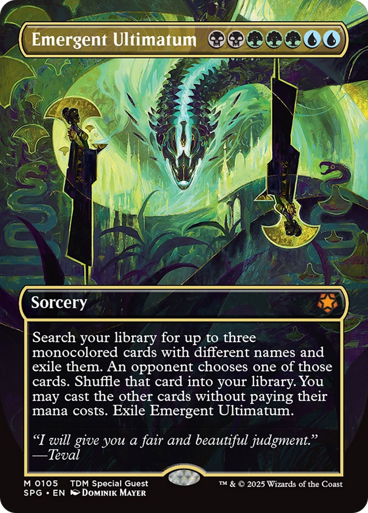 Emergent Ultimatum (Borderless) [Tarkir: Dragonstorm Special Guests] | Gamers Paradise