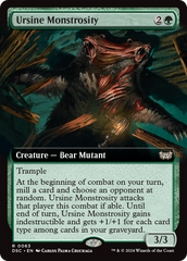 Ursine Monstrosity (Extended Art) [Duskmourn: House of Horror Commander] | Gamers Paradise