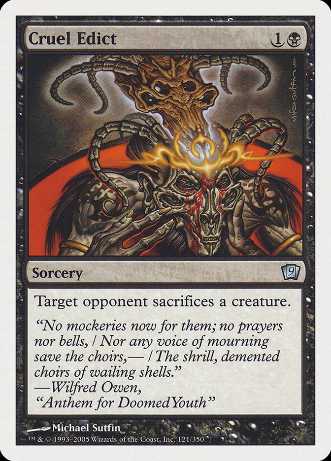 Cruel Edict [Ninth Edition] | Gamers Paradise