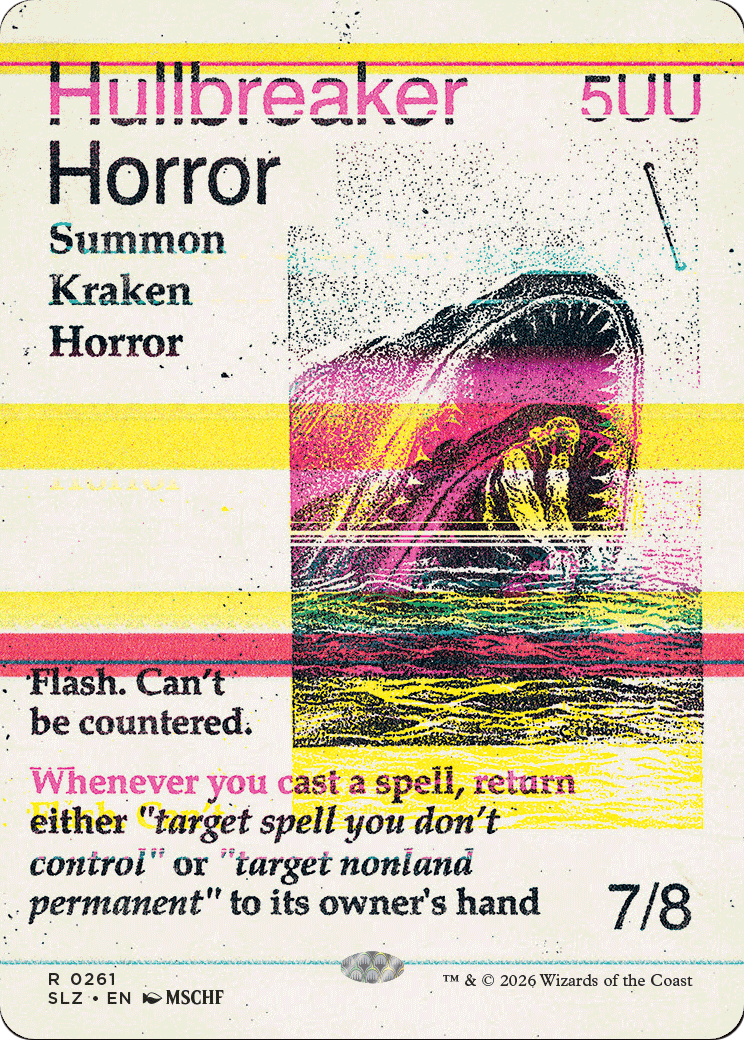 Hullbreaker Horror (0261) [Secret Lair x MSCHF: The Zeta Set] | Gamers Paradise