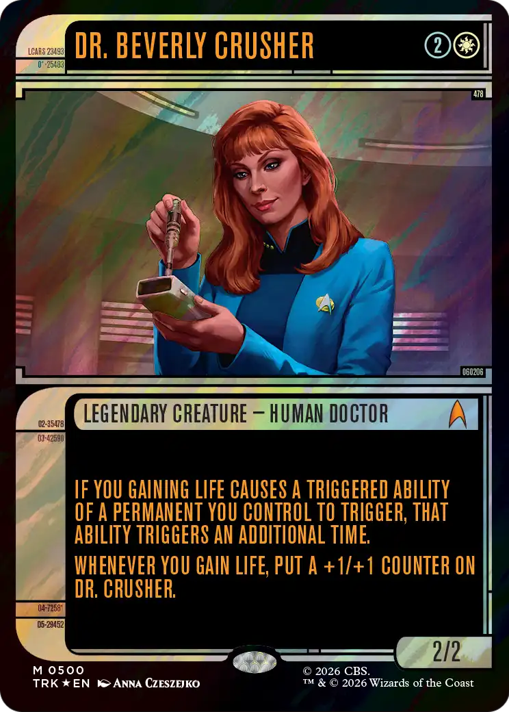 Dr. Beverly Crusher (Showcase) (Surge Foil) [Star Trek] | Gamers Paradise