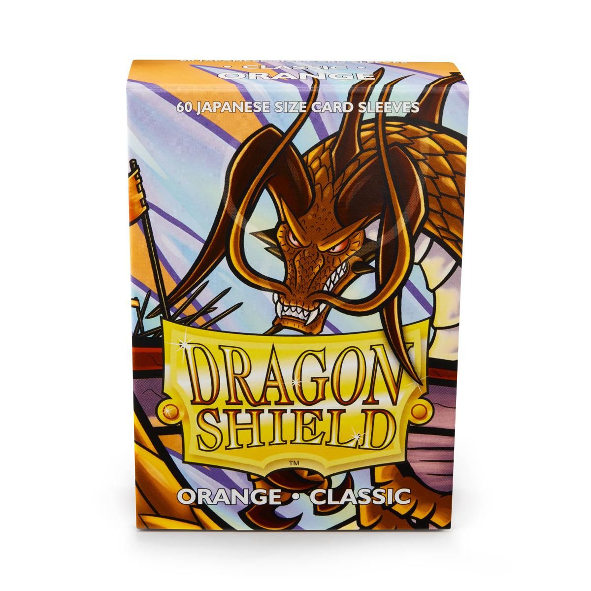 Dragon Shield: Japanese Size 60ct Sleeves - Orange (Classic) | Gamers Paradise