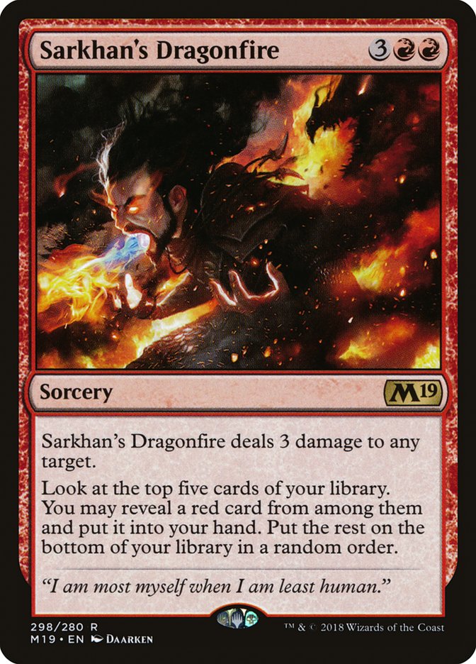 Sarkhan's Dragonfire [Core Set 2019] | Gamers Paradise