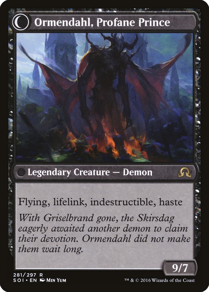 Westvale Abbey // Ormendahl, Profane Prince [Shadows over Innistrad] | Gamers Paradise