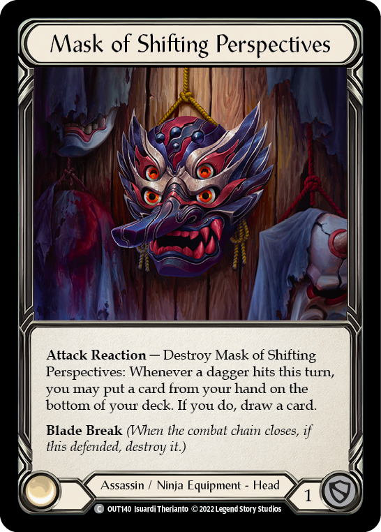 Mask of Shifting Perspectives [OUT140] (Outsiders)  Cold Foil | Gamers Paradise