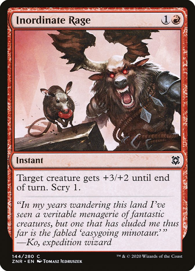 Inordinate Rage [Zendikar Rising] | Gamers Paradise
