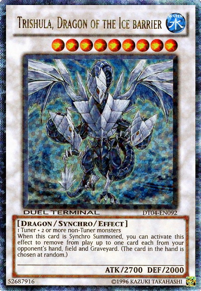 Trishula, Dragon of the Ice Barrier [DT04-EN092] Ultra Rare | Gamers Paradise