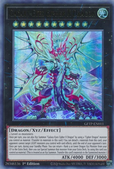 Galaxy-Eyes Cipher X Dragon [GFTP-EN011] Ultra Rare | Gamers Paradise